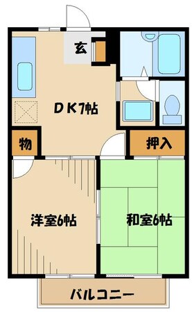 アゼリア川崎の物件間取画像